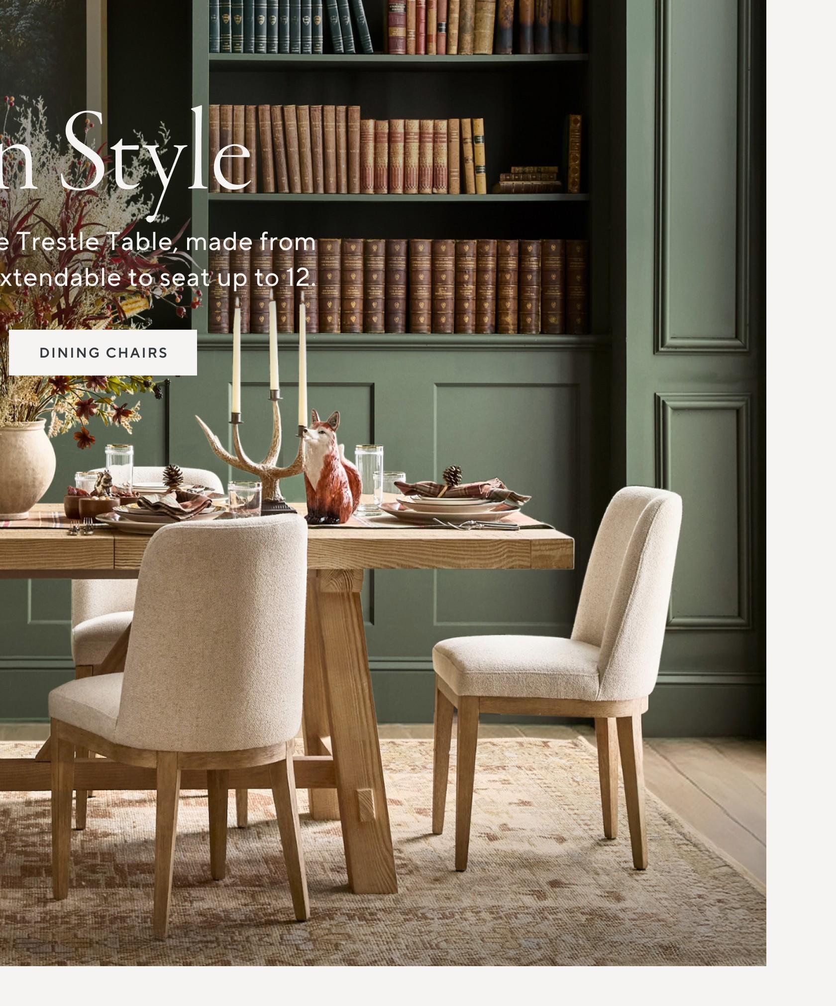 Shop Dining Chairs.