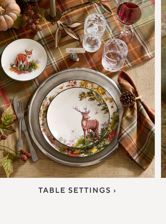  Table Settings