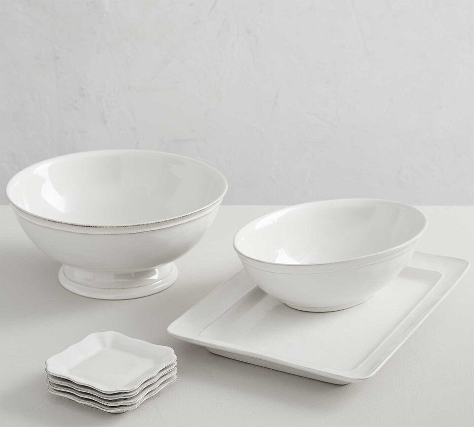 Pottery Barn Serving Bowls