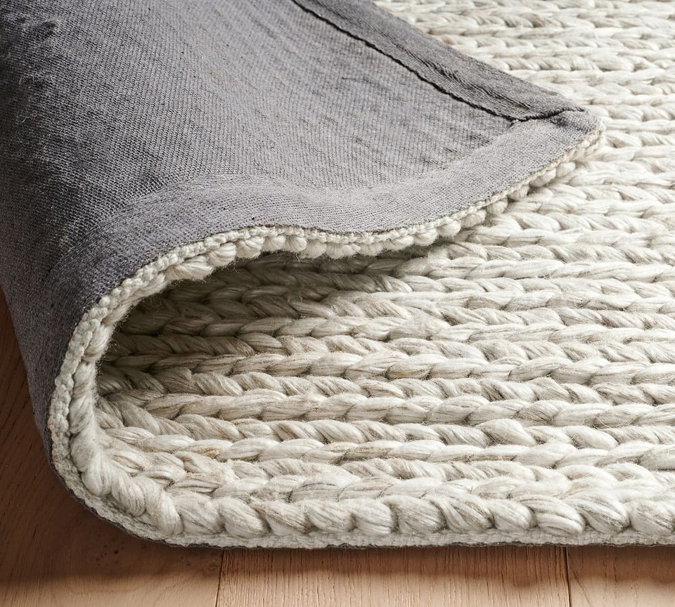 Chunky Knit Jumper Handwoven Rug | Pottery Barn UK