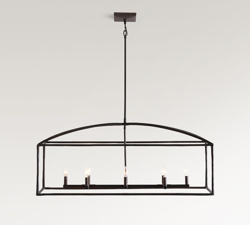 Fallon Forgediron Linear Chandelier