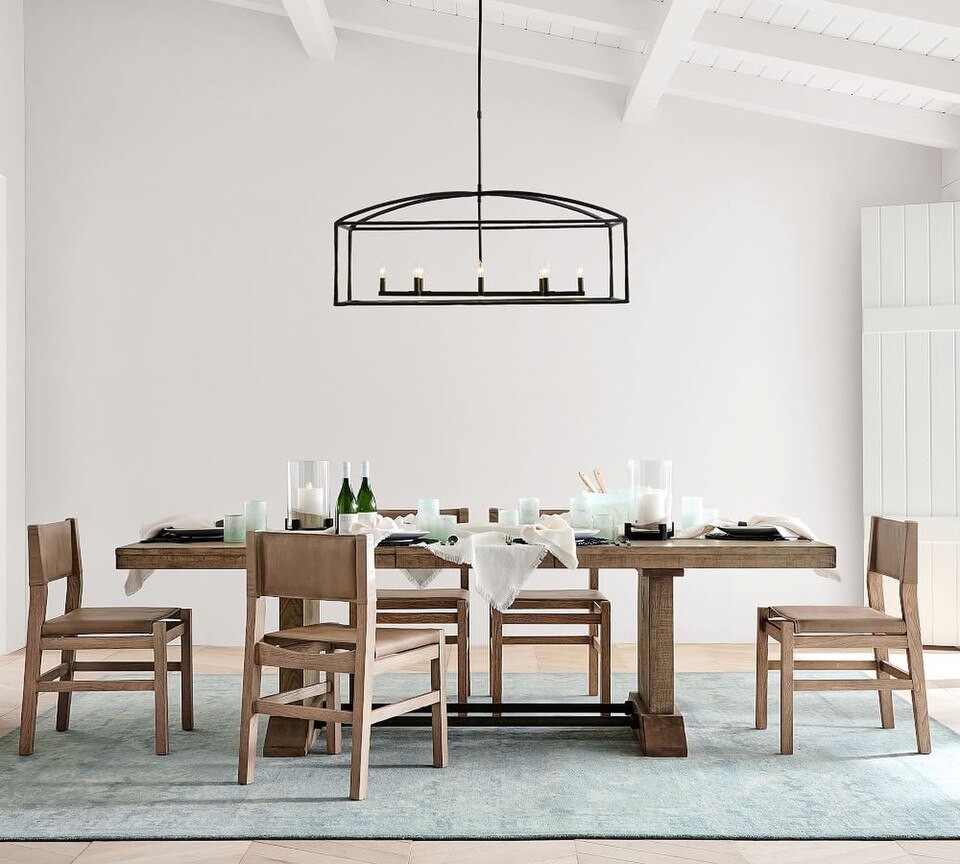 Fallon Forgediron Linear Chandelier