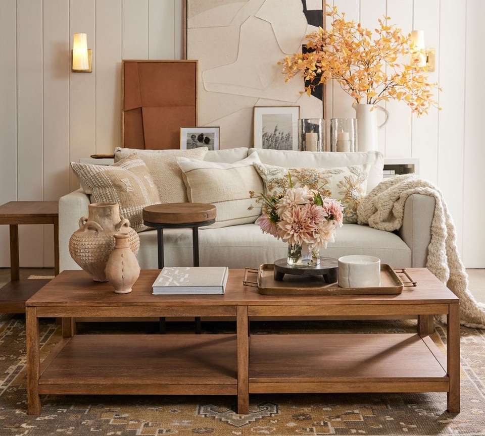 Nicasio Rectangular Coffee Table (152 cm) | Pottery Barn UK