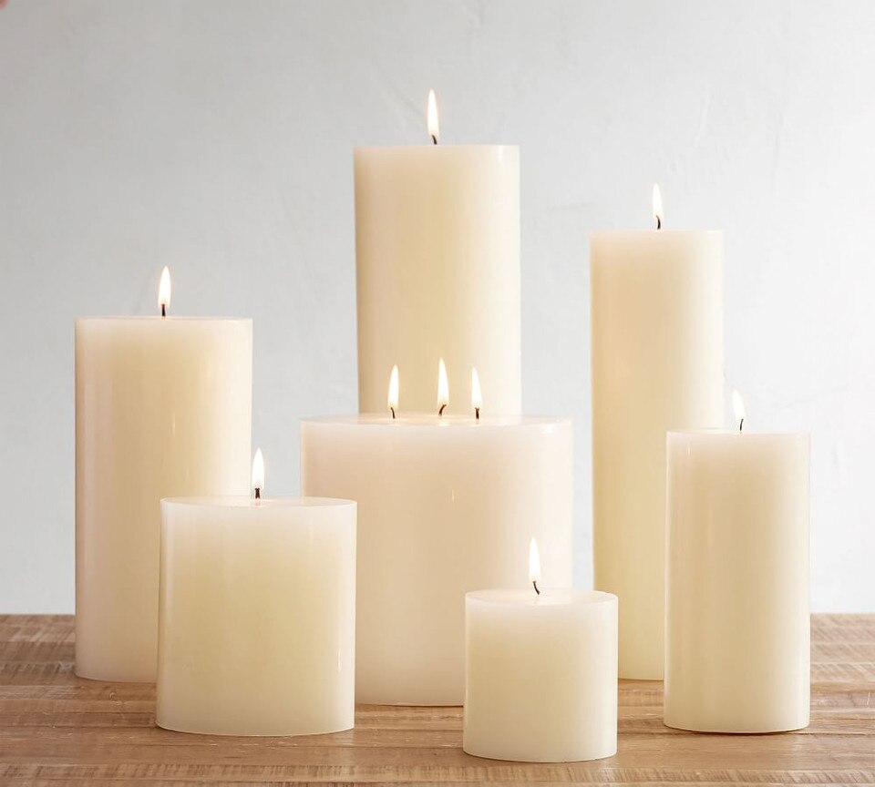 Pottery Barn Pillar Candlesnull