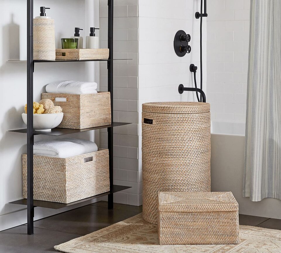 Pottery Barn Baskets With Lids